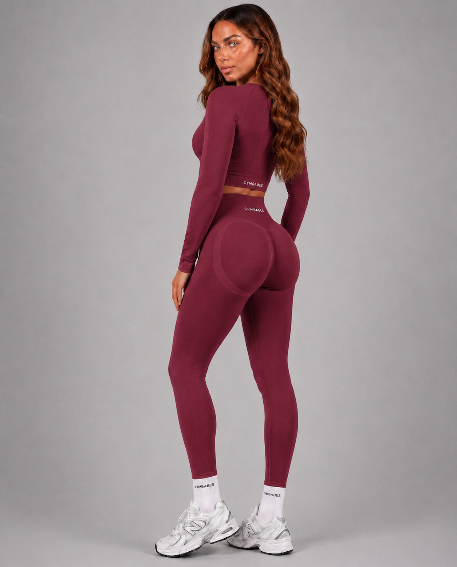 Burgundy Seamless Legging